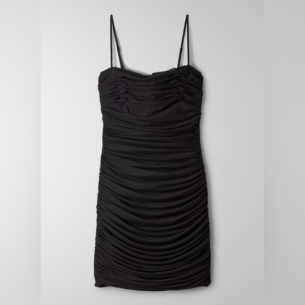 Aritzia Babaton Luxor Dress BLACK SZ4 NEW